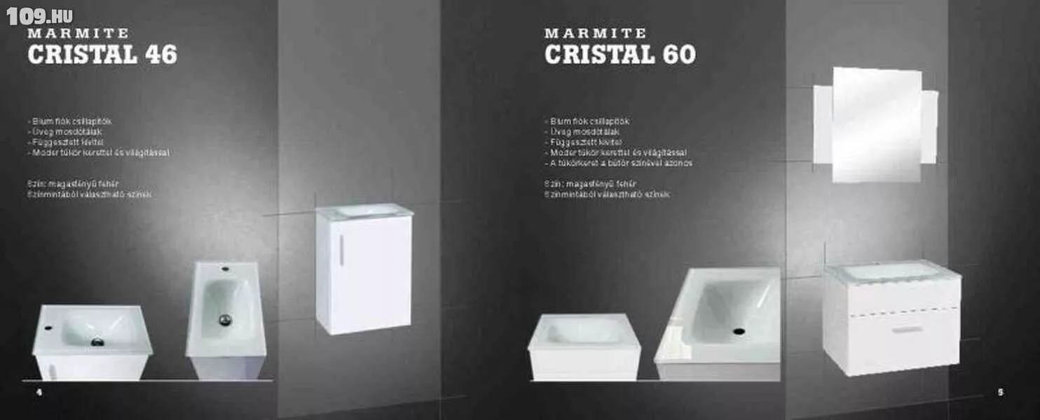 Tboss fürdőszoba bútor Cristal 46-60