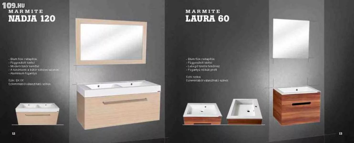 Tboss fürdőszoba bútor Nadja120-60