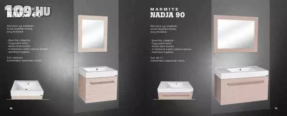 Tboss fürdőszoba  bútor Nadja60-90