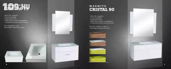 Tboss fürdőszobabútor Cristal75-90